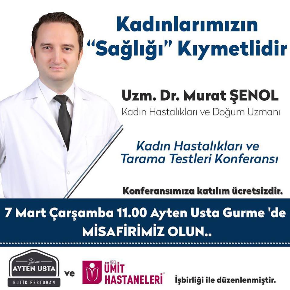 Kadınlarımızın Sağlığı Kıymetlidir.