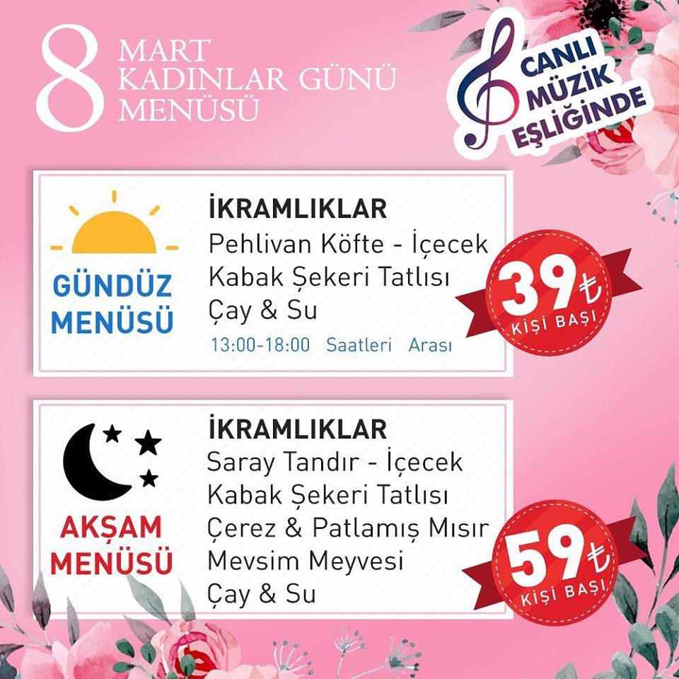 8 Mart Kadınlar Günü Menüsü